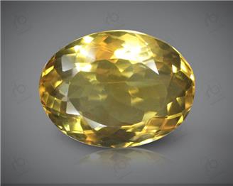 Yellow Citrine Natural Certified  10.95CTS-8392